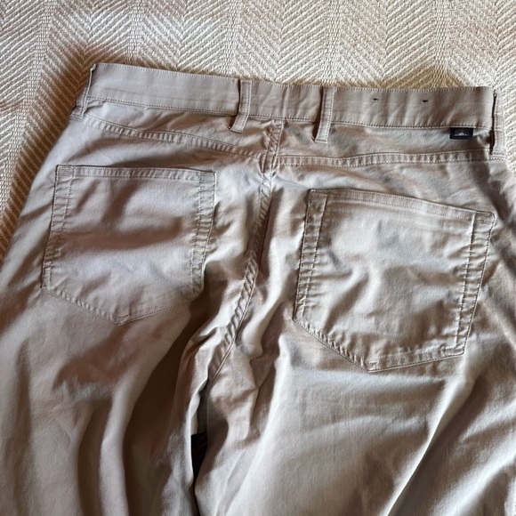 Men's Faherty Reserve Movement Pants, 5 pocket, Fossil, Size 30x32 - Picture 5 of 10